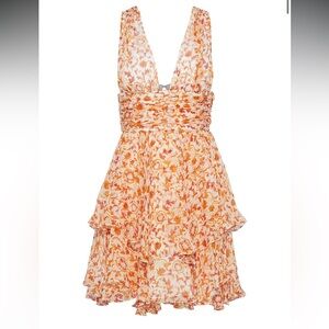 CAROLINE CONSTAS
Paros tiered floral-print silk-chiffon mini dress